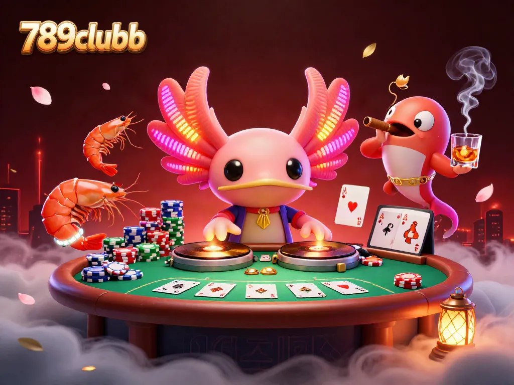Engage in dynamic gaming action at 789clubb, featuring vibrant characters and casino elements.
