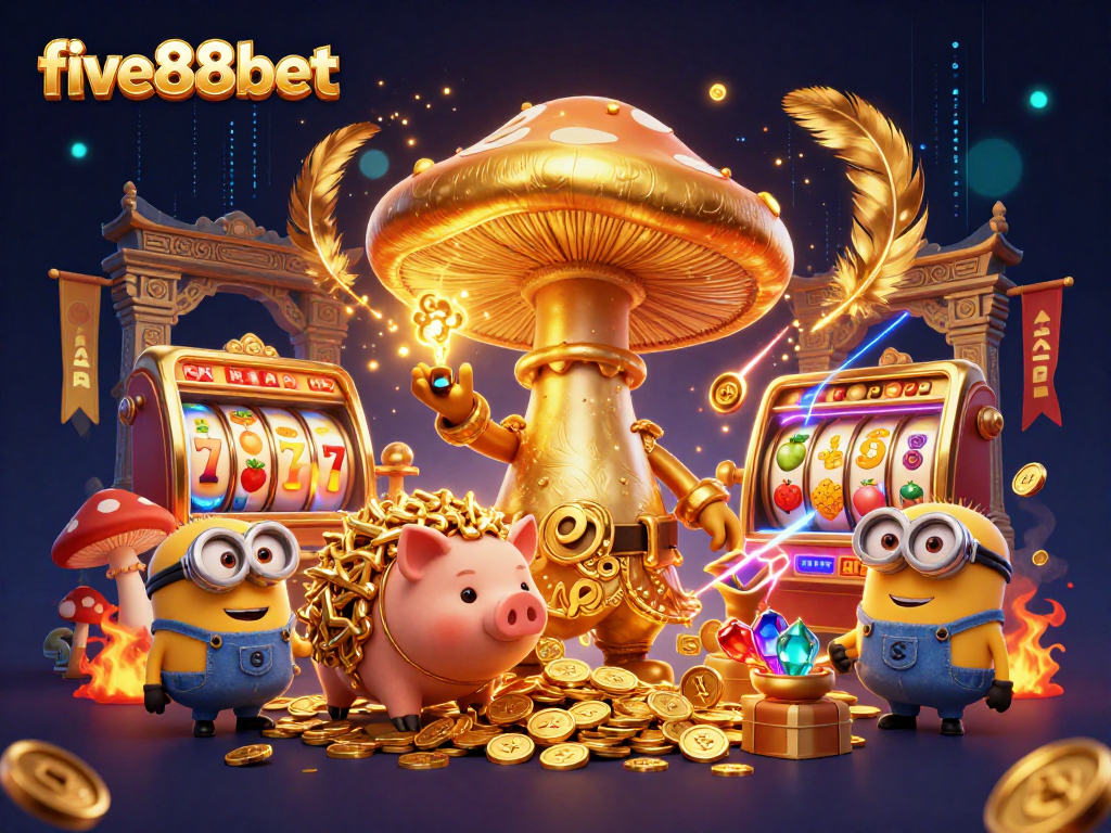 five88bet captivates players with a magical 3D casino scene full of treasures and slot excitement