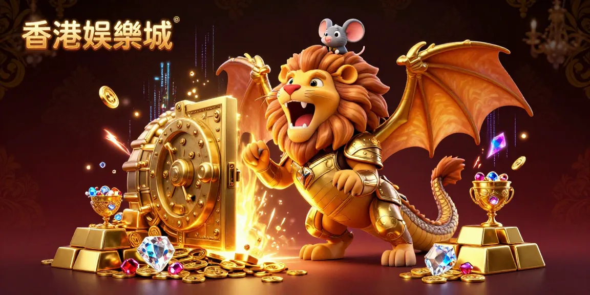Engage in thrilling gameplay with 香港娛樂城, a vibrant and dynamic 3D casino scene featuring dazzling treasures and luck.