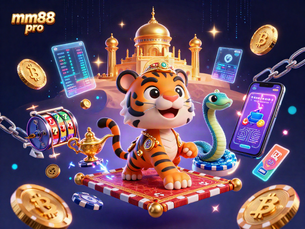 Engage in gaming adventures with mm88 pro, featuring vibrant characters and slot elements.