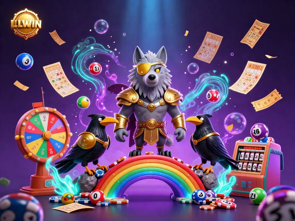 Engage in LLWIN's thrilling gaming universe where luck and chance collide amid dynamic casino elements.