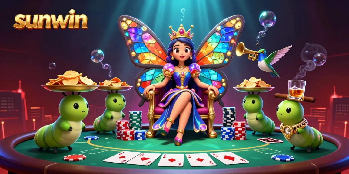 Experience thrilling gameplay at Sunwin with vibrant poker chips and excitement all around.