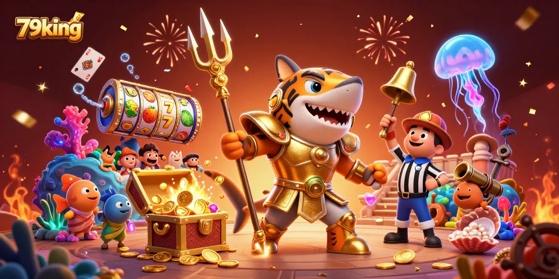 Join the excitement at 79king with a thrilling underwater casino adventure featuring golden treasures.