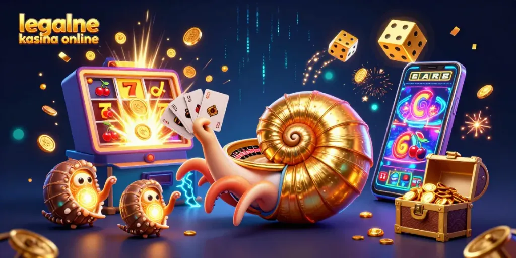 Experience thrilling gameplay with legalne kasyna online in a rich 3D casino scene.