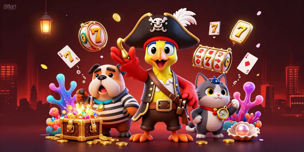 Experience the thrill of gaming with 88go as our pirate captain commands vibrant casino adventures.