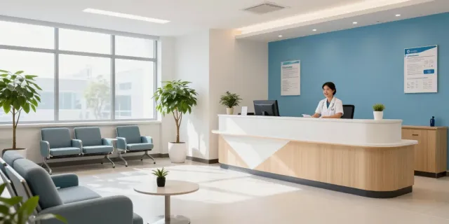 "Situs gacor healthcare services in a modern clinic with patient care and professional medical staff."